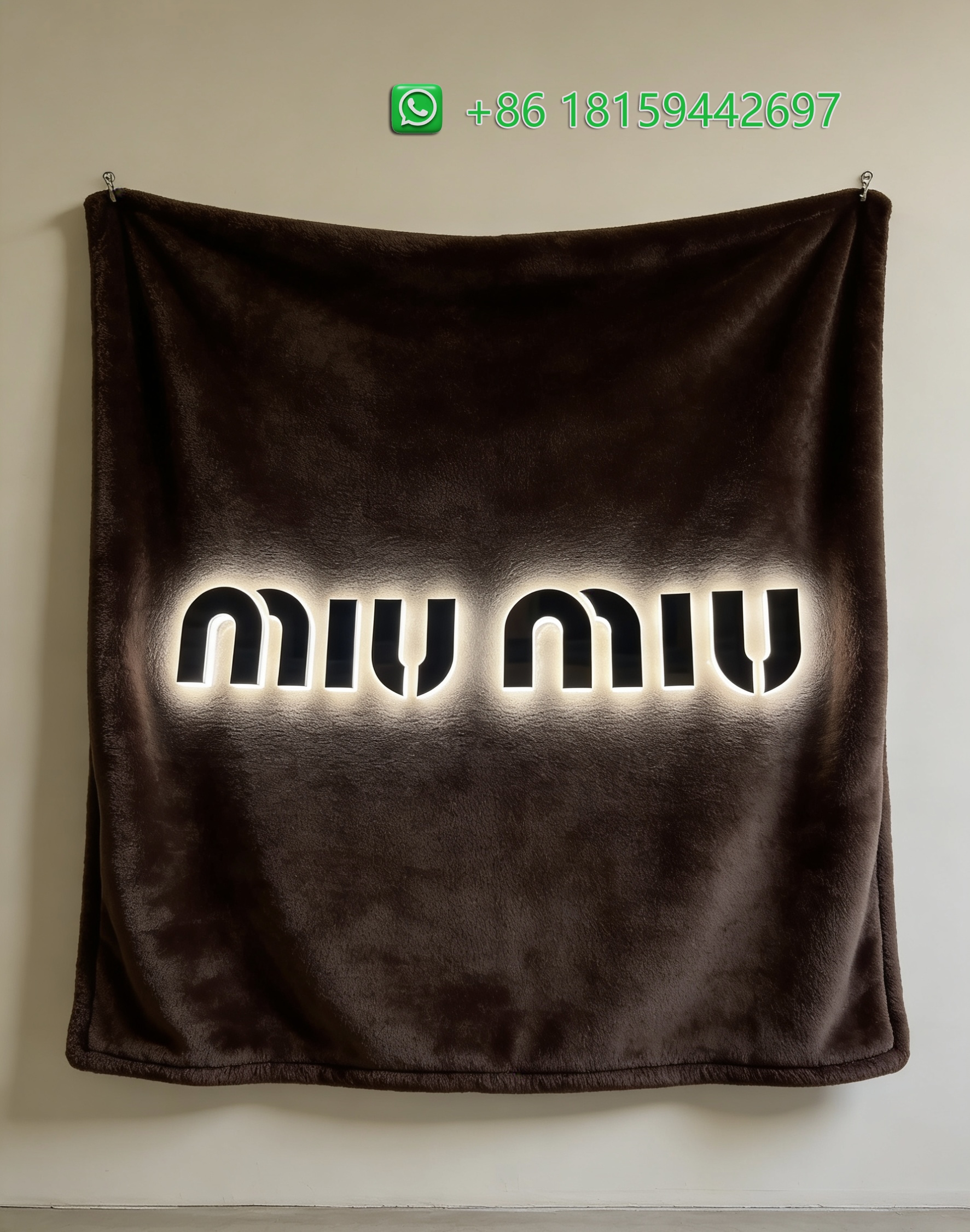 Miumiu Throw Blankets